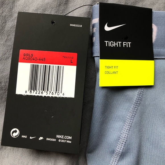 Girls large nike pro tight fit spandex - Picture 3 of 3